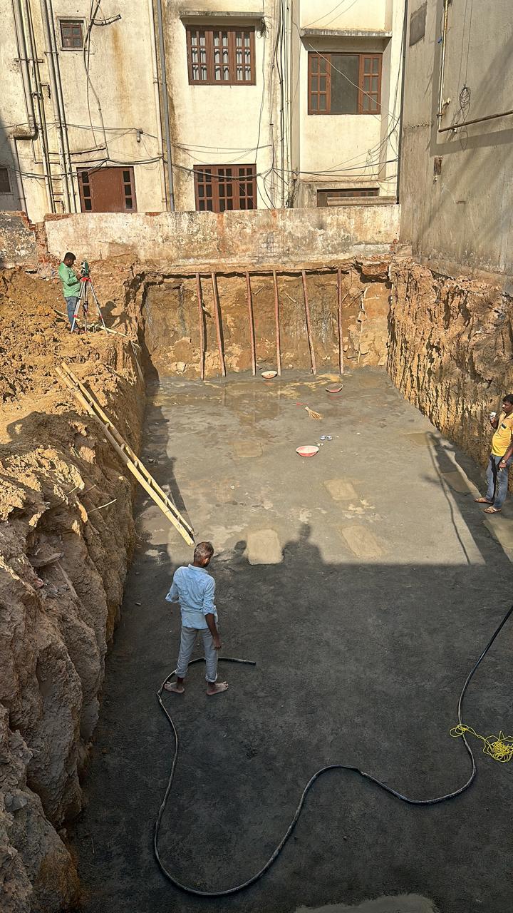 Onsite Construction 3 - Foundation laying work