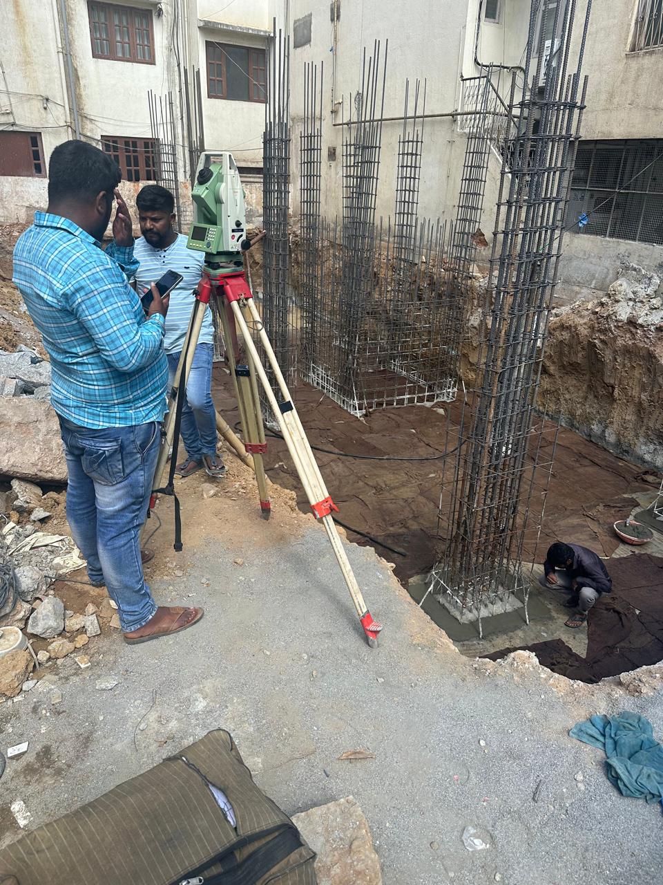 Onsite Construction 7 - Beam framework inspection